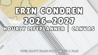 ERIN CONDREN | HOURLY LIFEPLANNER IN CANVAS @HappyPlacePlanning