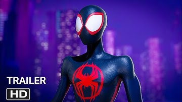 Motion animation of spider verse in prisma 3d trailer