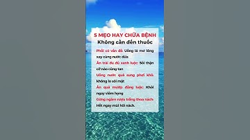 MẸO HAY CHỮ.A BỆ.NH Không cần đến 💊 | Ngọc Minh DS Gia Đình #ngocminhduocsigiadinh #shorts #short