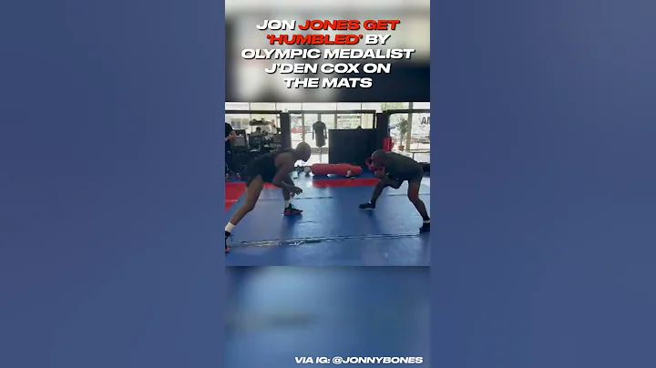 Watch Jon Jones get humbled by Olympic medalist on...