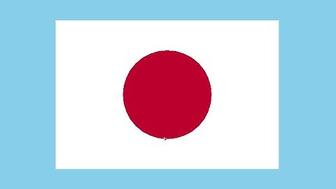 Japan, Draw Flag of Japan using Python Turtle Graphics