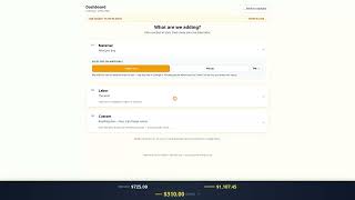 Build a quote from one screen | Cerul
