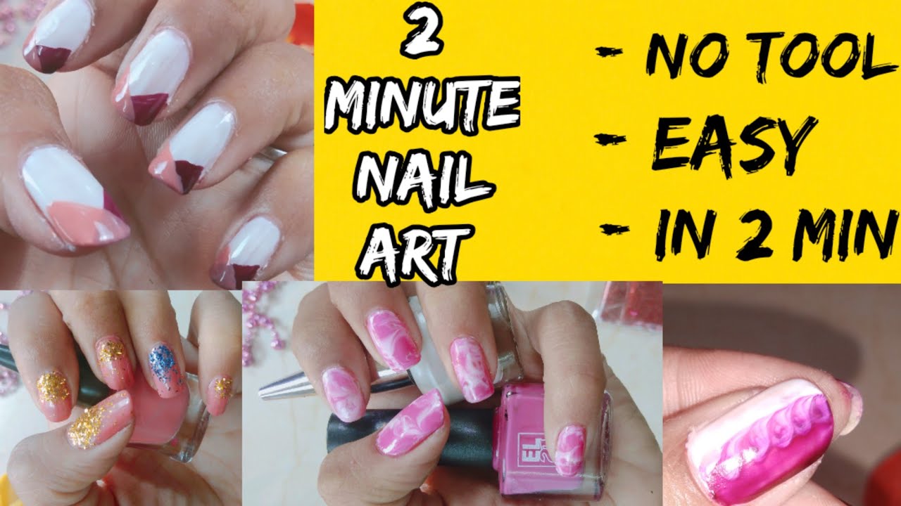 No Tool nail art specially for the summer || Easy nail art tutorial for  beginners || Nail Delights💅 - YouTube