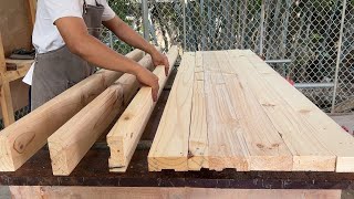 Designing and Crafting an Oversized Table for a Generously Sized Room | DIY Woodworking