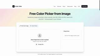 ColorLifter.com – Premium AI Color Picker Tool