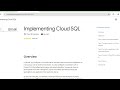 Implementing Cloud SQL | 2024 | #qwiklabs #arcades #arcades2024