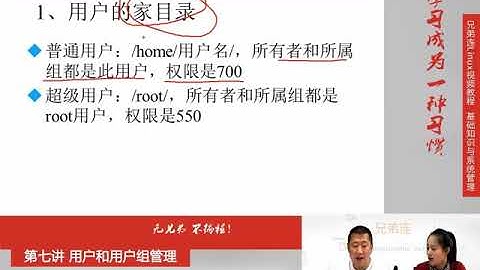 兄弟连新版Linux视频教程 7 2 用户和用户组管理 用户管理相关文件