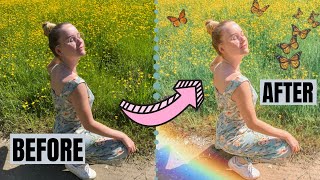 How I Edit Dreamy Aesthetic Photos for Instagram! Easy iPhone editing tutorial screenshot 1