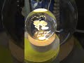3D Crystal Ball LED Lamp with Wooden Base – Decorative Night Light for Bedroom, Office &amp; Gift