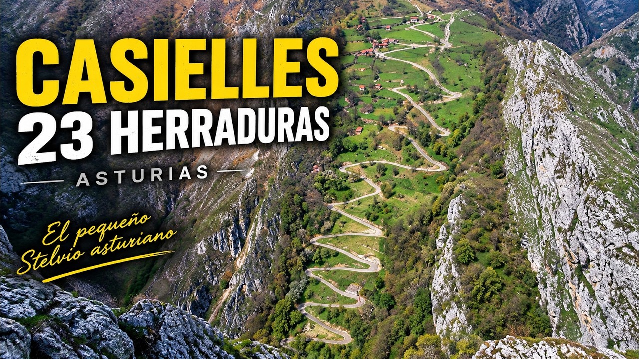 CASIELLES EN MOTO | Las 23 herraduras de Ponga (Asturias)