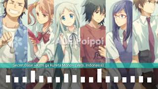 「Nightcore」AnoHana - Secret Base vers. Indonesian 「Nightcore」AnoHana - Secret Base vers. Indonesian
