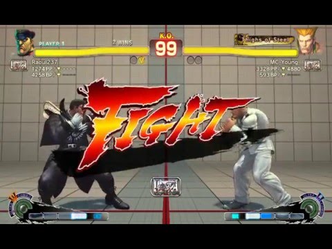 Ultra Street Fighter IV battle: M. Bison vs Guile