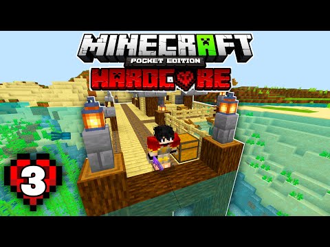 BALIKÇI KULÜBESİ! | Minecraft PE 1.17 Hardcore | Bölüm 3