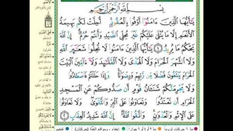 تلاوة و ترتيل من القرآن (سورة المائدة) للقارئ مازن عبدالله ٣٠ Spiritual Quran 30