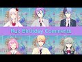 Rui: Birthday Comments in English (June 24, 2021)【Project Sekai/English Translation】