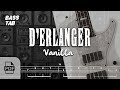 【TAB譜付ベース】VANILLA / D'ERLANGER | WITH PDF FILE【BASS TAB】
