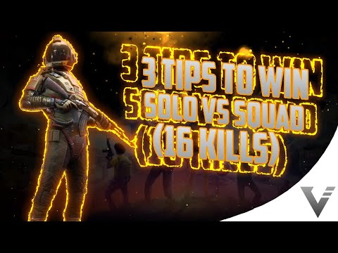 Top 3 tips to win solo vs squad PUBG MOBILE (16 KILLS)OP 🔥🔥🔥 - YouTube