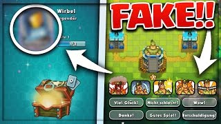 Der GRÖßTE CLASH ROYALE FAKE! | SCHLECHTESTE Fake App?! | Clash Royale deutsch