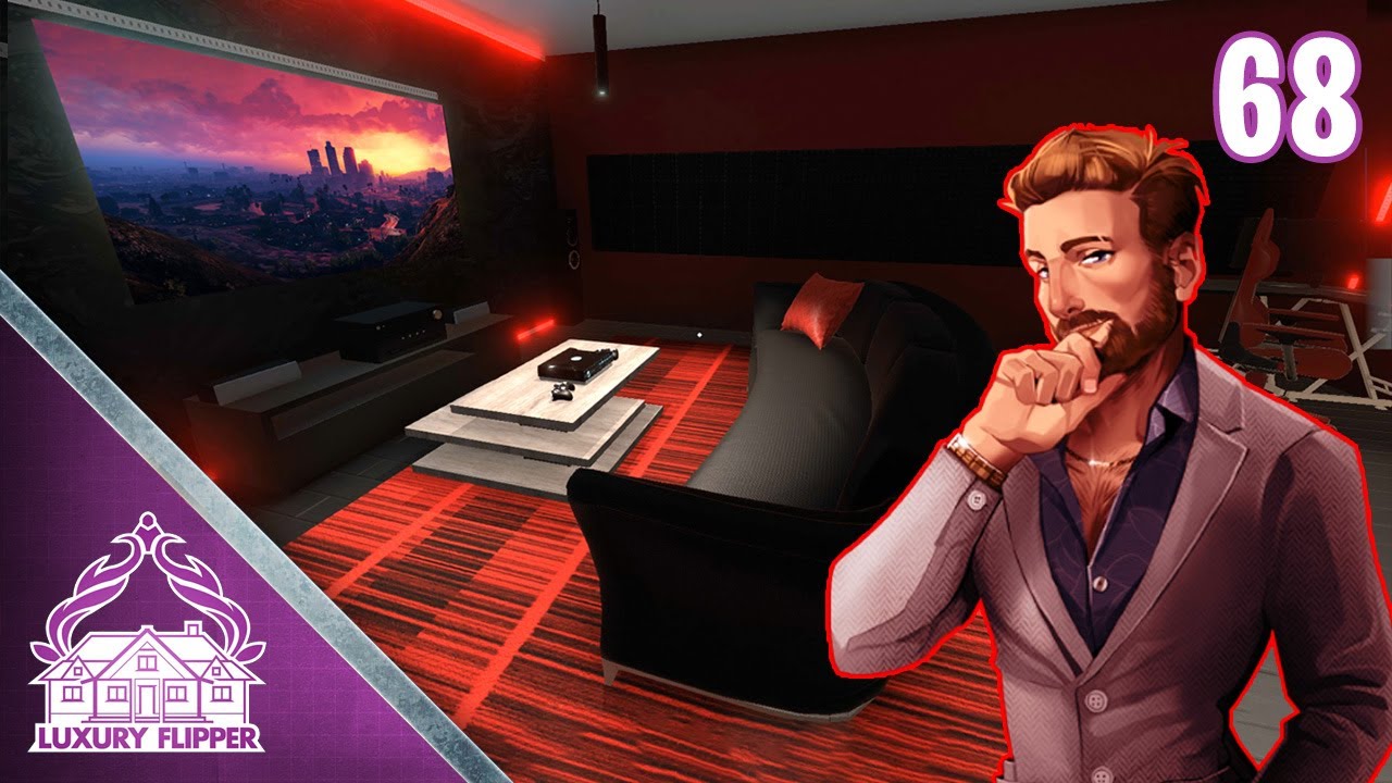 House Flipper - A vörös gamerszoba 🕹️ (68)