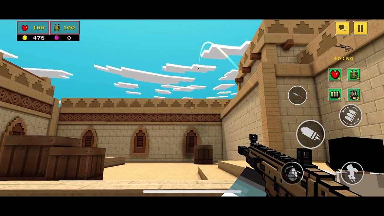 An Normal Day Playing Block Force