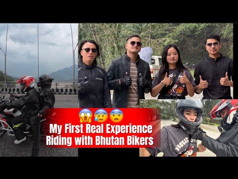 I Was SO SCARED 😭 My First Bike Ride with Bhutan Bikers! // My first Real Experience Riding on bike
