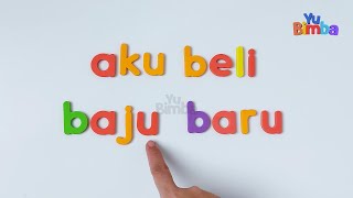 Belajar Membaca Kalimat Untuk Anak TK SD PAUD Tanpa Mengeja PASTI CEPAT BISA | YuBimba