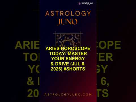 Aries Horoscope Today: Master Your Energy & Drive (Jul 6, 2026) #Shorts