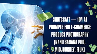 SHOTCRAFT β 104 AI Prompts for E-Commerce Product Photography (Nano Banana Pro, Midjourney, Flux)