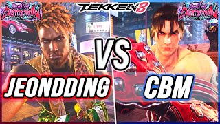 T8 🔥 JeonDDing (Eddy) vs CherryBerryMango (Jin) 🔥 Tekken 8 High Level Gameplay