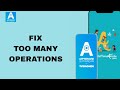 How To Fix And Solve Too Many Operations On Apprendre App | Step By Step