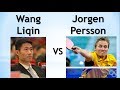WANG LIQIN vs JORGEN PERSSON. Table tennis Olympic Games 2008, men's 3rd place match.