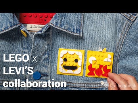 LEGO x LEVI'S clothing collaboration uses LEGO Dots - Promo Video