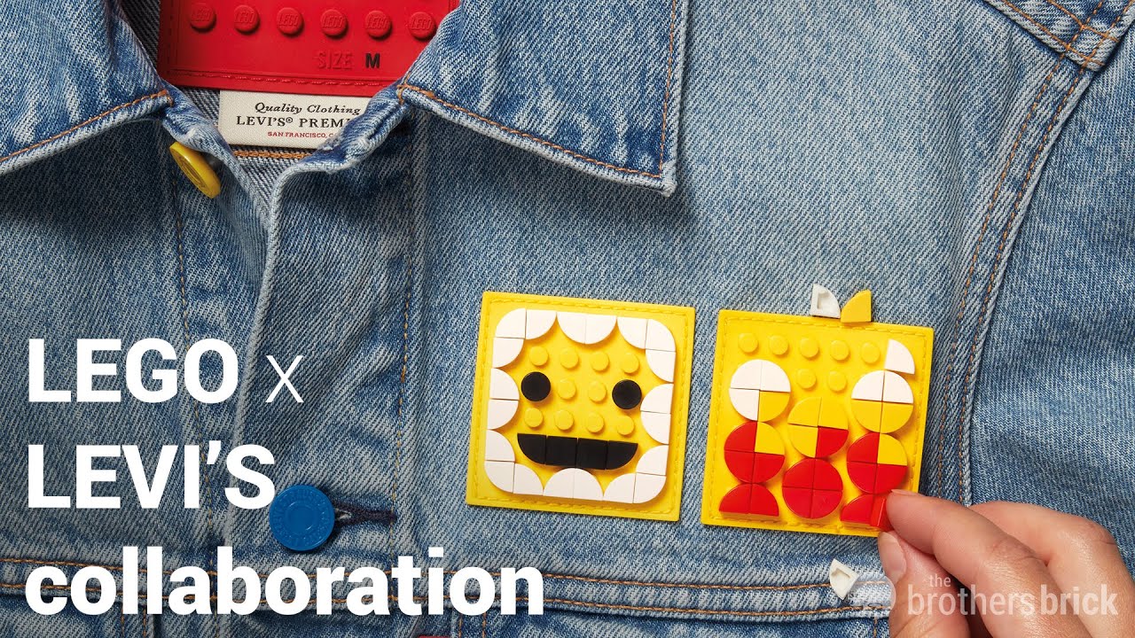 LEGO x LEVI'S clothing collaboration uses LEGO Dots - Promo Video - YouTube
