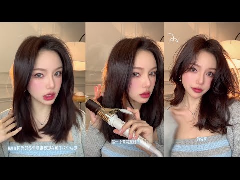 The curly hair tutorial for short and medium hair that you urged is here 👏👀 Brackets behind the ears