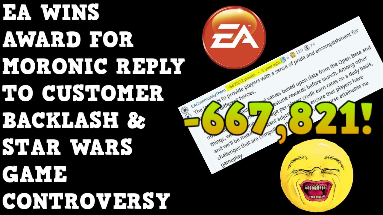 EA Gets Guinness World Record WORST Response To Customer Backlash!
