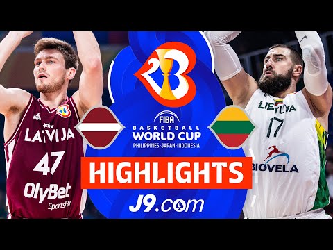 Latvia 🇱🇻 vs Lithuania 🇱🇹 | Class. Games 5-6 | J9 Highlights | FIBA Basketball World Cup 2023