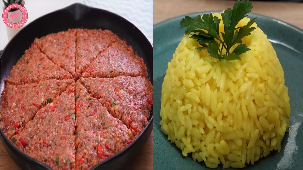 Parmak Yedirtecek Akşam Yemeği Menüsü???? Kolay ve Lezzetli Patlıcanlı Kilis Tava, Pirinç Pilavı Tarifi