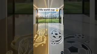 3D Neon Trophy &amp; Football Epoxy Floor — Gold vs White Luxury Room Design