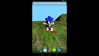 Sonic 3D Live Wallpaper (Android) screenshot 4