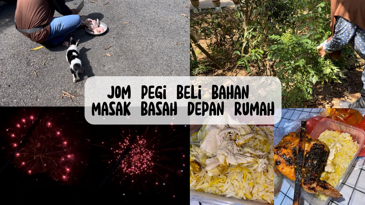 Rezeki Bersahur Menu Nasi Arab, Routine Awal Pagi Beli Bahan Masak Depan Rumah.