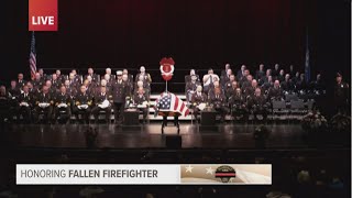 Ringing of the bell in honor of fallen Plainville firefighter Ray Moreau