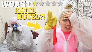 I stayed at the WORST rated HOTEL in my city!! *disgusting*