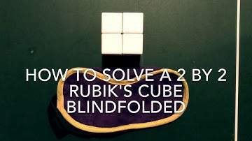 Tutorial - How To Solve A 2 X 2 Rubik