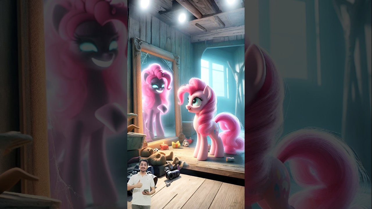 ❤️ Pinkie Pie As Evil Pony In Ghost Mirror 🥰