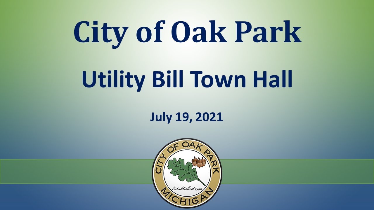 7/19/2021 Utility Bill Town Hall Part 1 YouTube