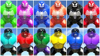 All Hulk & Venom COLORS Evolution in LEGO Marvel Superheroes Game screenshot 4