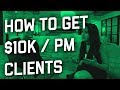 How To Sign $10k/pm+ Agency Deals (Client Interview)