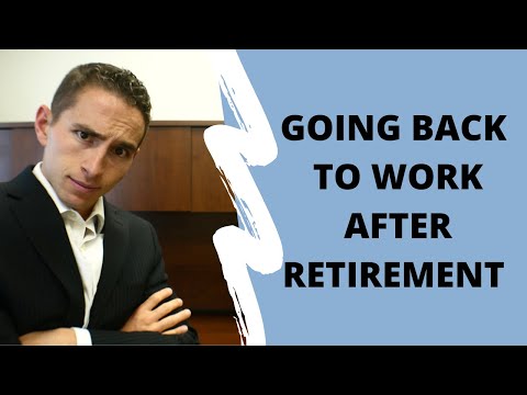 Going Back To Work After Retiring