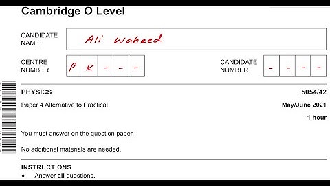 P42 M/J 2021 Solved | PART 2/2 | O Level Physics