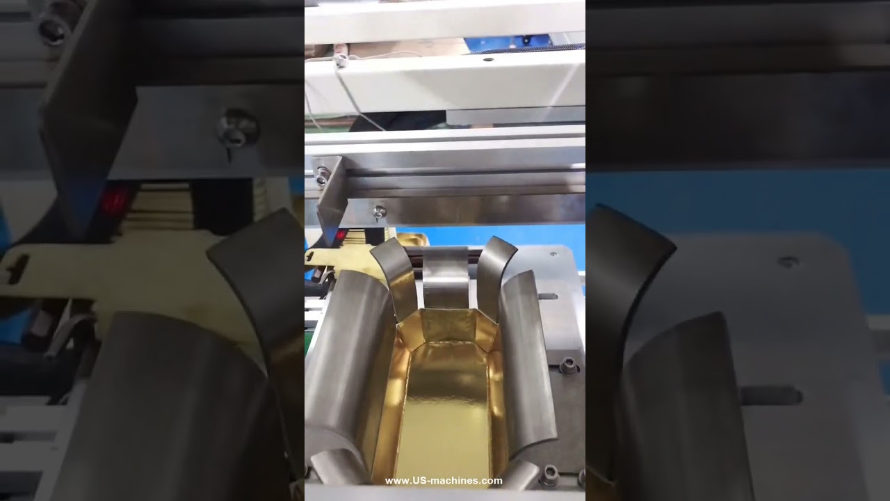 Boat shape empty box case forming folding making machine